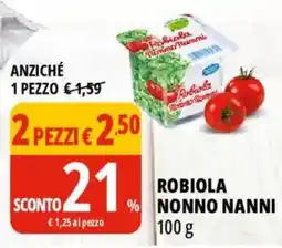 Tigros Robiola nonno nanni offerta
