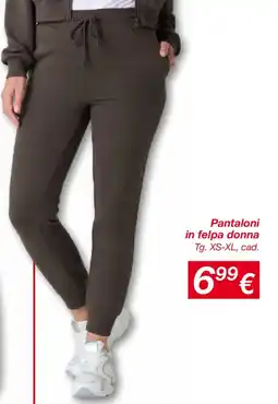 KiK Pantaloni in felpa donna offerta