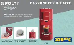 Euronics Polti passione per il caffè offerta