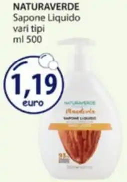 Acqua & Sapone NATURAVERDE Sapone Liquido offerta