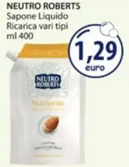 Acqua & Sapone NEUTRO ROBERTS Sapone Liquido Ricarica offerta