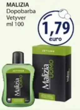 Acqua & Sapone MALIZIA Dopobarba Vetyver offerta