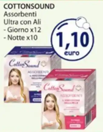 Acqua & Sapone COTTONSOUND Assorbenti Ultra con Ali offerta