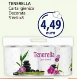 Acqua & Sapone TENERELLA Carta Igienica Decorata 3 Veli offerta