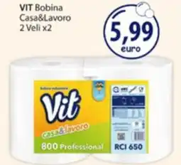 Acqua & Sapone VIT Bobina Casa&Lavoro 2 Veli offerta