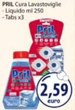 Acqua & Sapone PRIL Cura Lavastoviglie -Liquido -Tabs x3 offerta