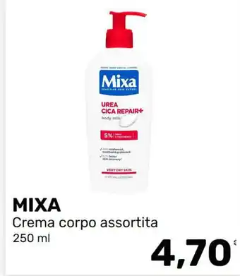 MIXA Crema corpo assortita