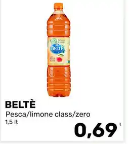 Iper Tosano BELTÈ Pesca/limone class/zero offerta
