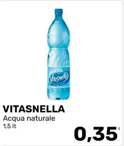 Iper Tosano Vitasnella acqua naturale offerta