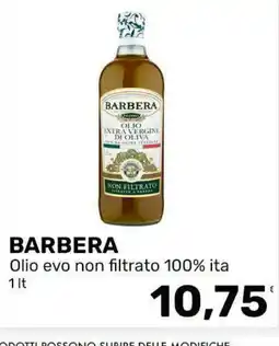 Iper Tosano BARBERERA Olio evo non filtrato 100% ita offerta