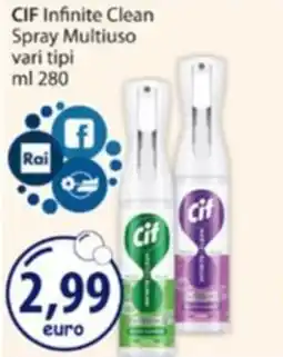 Acqua & Sapone CIF Infinite Clean Spray Multiuso offerta