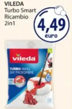 Acqua & Sapone VILEDA Turbo Smart Ricambio 2in1 offerta