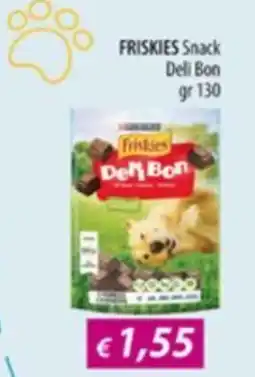 Acqua & Sapone FRISKIES Snack Deli Bon offerta