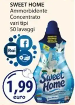 Acqua & Sapone SWEET HOME Ammorbidente Concentrato offerta
