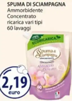 Acqua & Sapone SPUMA DI SCIAMPAGNA Ammorbidente Concentrato ricarica offerta