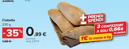 Carrefour Ciabatta offerta