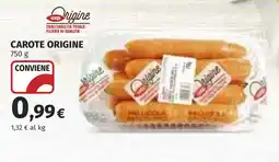 Coop CAROTE ORIGINE offerta