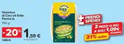 Carrefour Hummus di Ceci ed Erbe Parma Is offerta
