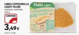 Coop Fileni Light Cotonella Cotolette offerta