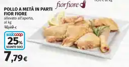 Coop POLLO A METÀ IN PARTI FIOR FIORE offerta
