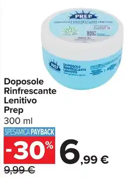 Carrefour Doposole Rinfrescante Lenitivo Prep offerta