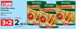 Carrefour Fette Biscottate Delverde offerta