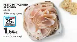 Coop PETTO DI TACCHINO AL FORNO offerta