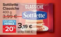 Carrefour Sottilette Classiche offerta
