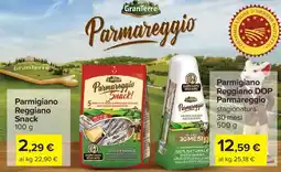 Carrefour Parmareggio Parmigiano Reggiano Snack offerta