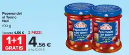 Carrefour Peperoncini con tonno NERI offerta