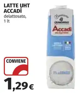 Coop LATTE UHT ACCCADÌ offerta