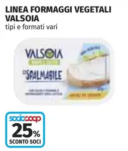 Coop Formaggi vegetali VALSOIA offerta