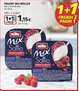 Coop YOGURT MIX MÜLLER offerta