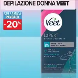 Carrefour Veet Strisce Depilatorie offerta