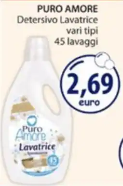 Acqua & Sapone PURO AMORE Detersivo Lavatrice offerta