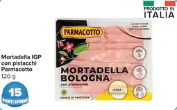 Carrefour Mortadella IGP con pistacchi Parmacotto offerta