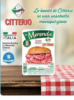 Carrefour Salame Rustico La Merenda Citterio offerta
