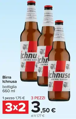 Carrefour Birra Ichnusa offerta