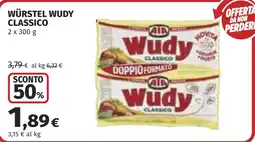 Coop Würstel Wudy Classico offerta