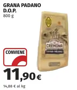 Coop GRANA PADANO D.O.P. CREMONGNA offerta