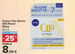 Carrefour Crema Viso Giorno Q10 Power Nivea offerta