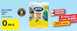 Carrefour Panni Gialli Sunny Arix offerta