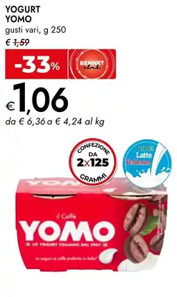 Bennet Yogurt Yomo offerta