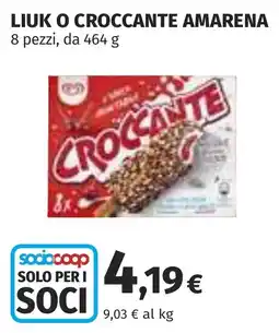 Coop LIUK O CROCCANTE AMARENA offerta