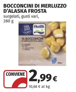 Coop Bocconcini di merluzzo d'Alaska FrostA offerta