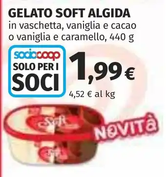 Coop Gelato Soft Algida offerta
