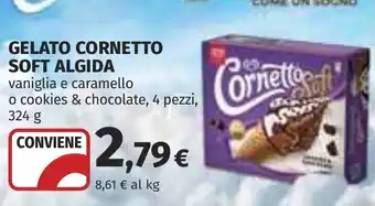 Coop Gelato Cornetto Soft Algida offerta