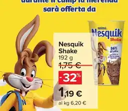 Carrefour Nesquik Shake offerta