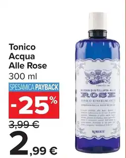 Carrefour Tonoico Acqua Alle Rose offerta