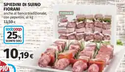 Coop Spiedini di suino Fiorani offerta